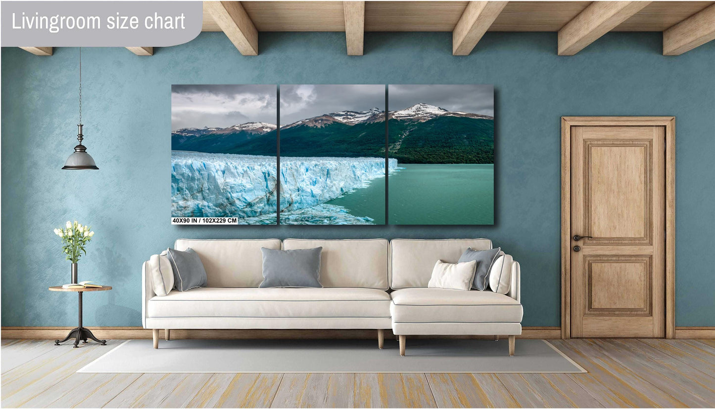 Perito Moreno Print, Patagonia Wall Art, Landscape Photograph, Canvas Print, Canvas Wall Art, Argentina Photography, Glacier