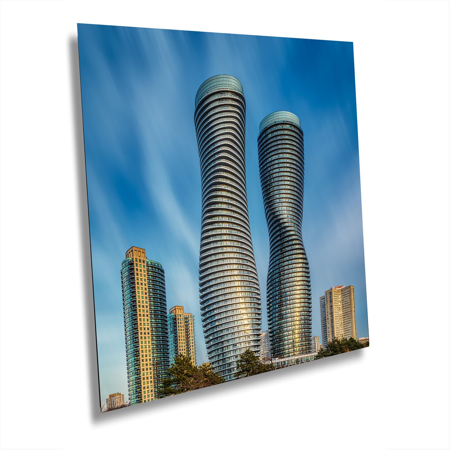 Marilyn Monroe Towers, Absolute Condo, Architecture Canvas, Skyscraper, Canvas Print, Canvas Wall Art, Fine Art Photography, Modern Art