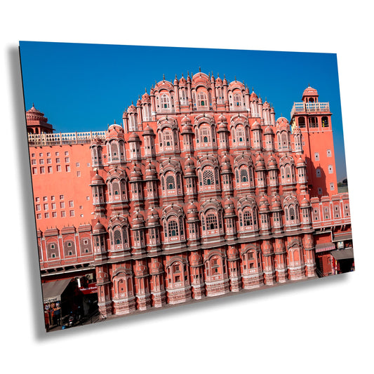 Palace of Winds Art Print, Pink Canvas Print, Travel Photography, Wall Art, India Art, Architecture Photography, Jaipur Photography