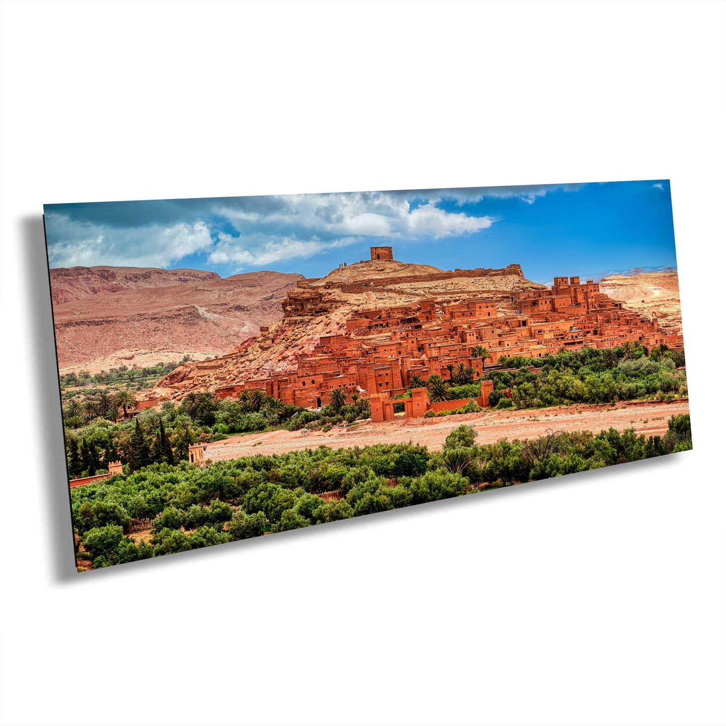 Ait Benhaddou Canvas Print, Desert, Gladiator Movie Set, Clay Architecture, Morocco Filming Location, Photo Art, Morocco ART