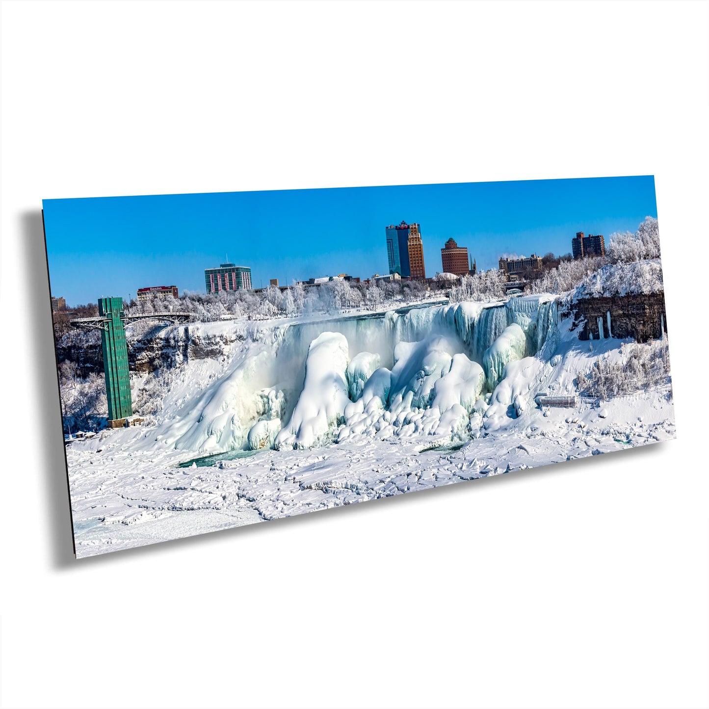 Niagara Falls Panorama, Waterfalls Image, Photo Art, Canvas Print, Home Decor, Wall Art, Waterfalls, Ice Photography, Landscape, Snowfall