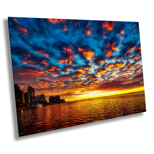 Toronto Golden Sunrise on Canvas, Photo Art, Landscape Photography, Canvas Wall Art, Toronto Skyline Print, Sunrise Photography