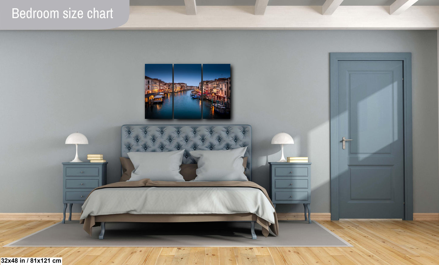 Venice Dawn, Grand Canal, Italy Wall Art, Gondola, Rialto Bridge, Venetian, Travel Photography, Cityscape, Blue Hour, Waterscape, Romantic Decor, Twilight, UNESCO, Pastel Sky, Reflection