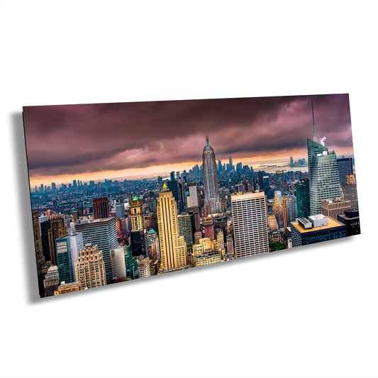 New York Skyline Print, Canvas Wall Art, Cityscape Image, Photo Art, Canvas Print, Art Deco Buildings