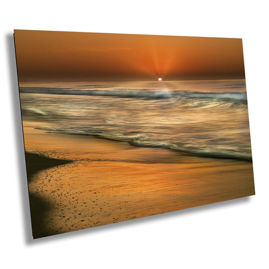 Ocean Sunrise Canvas Print, Oman Photography, Crashing Waves, Seascape Image, Photo Art, Canvas Wall Art, Sunrise, Beach