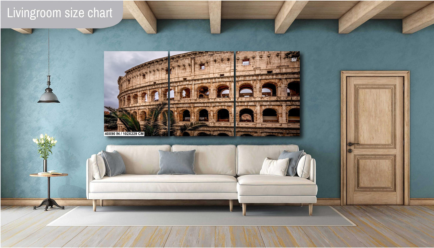 Rome Italy Colosseum Travel Print, Colosseum Art, Landmark Coordinates, Minimalist Rome Wall Art, Rome Wall Poster Gift, Italy Art Print