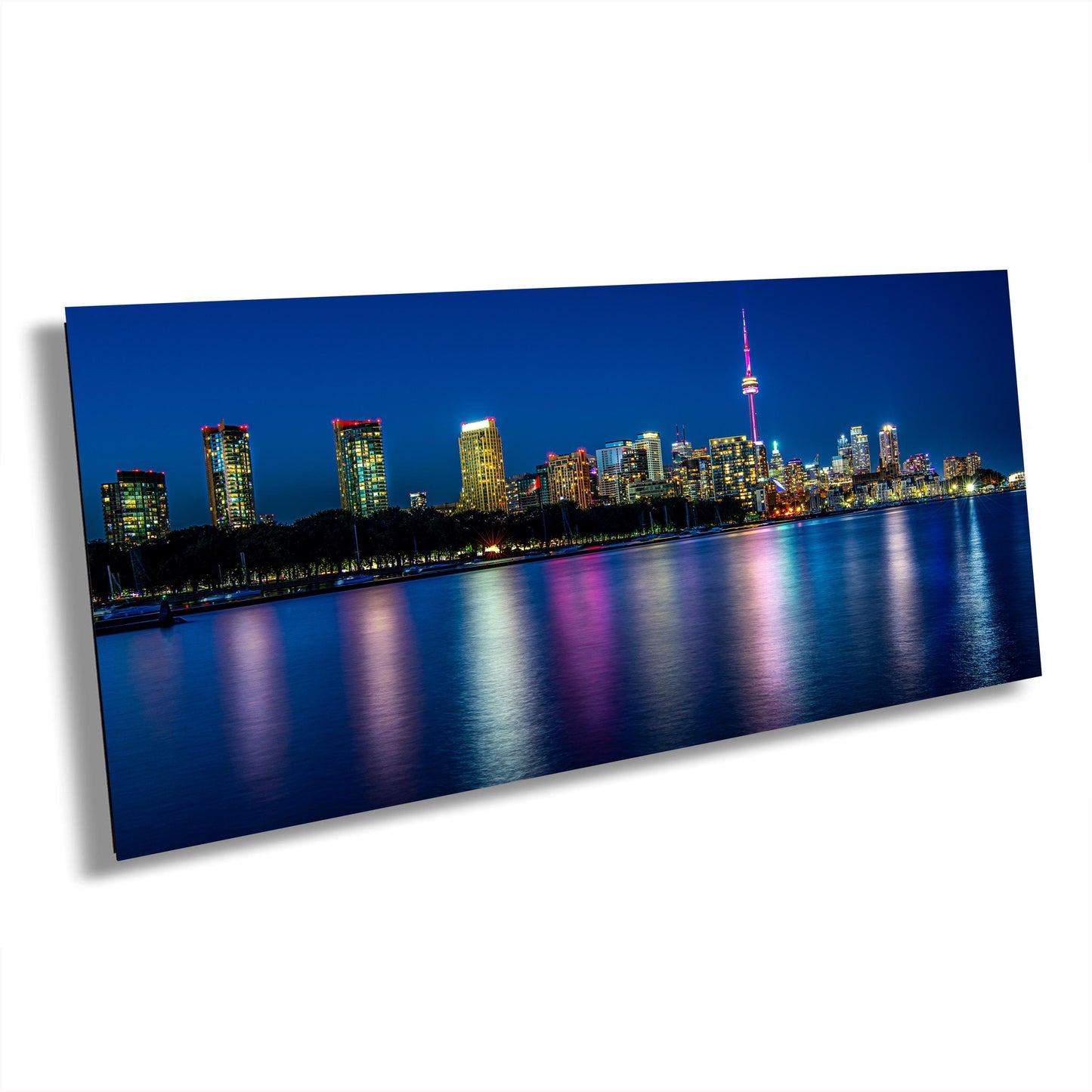 Toronto Skyline at Night on Canvas, Skyline, Photo Art, Canvas Print, Home Decor, Canvas Wall Art, Cityscape, Skyline Photography