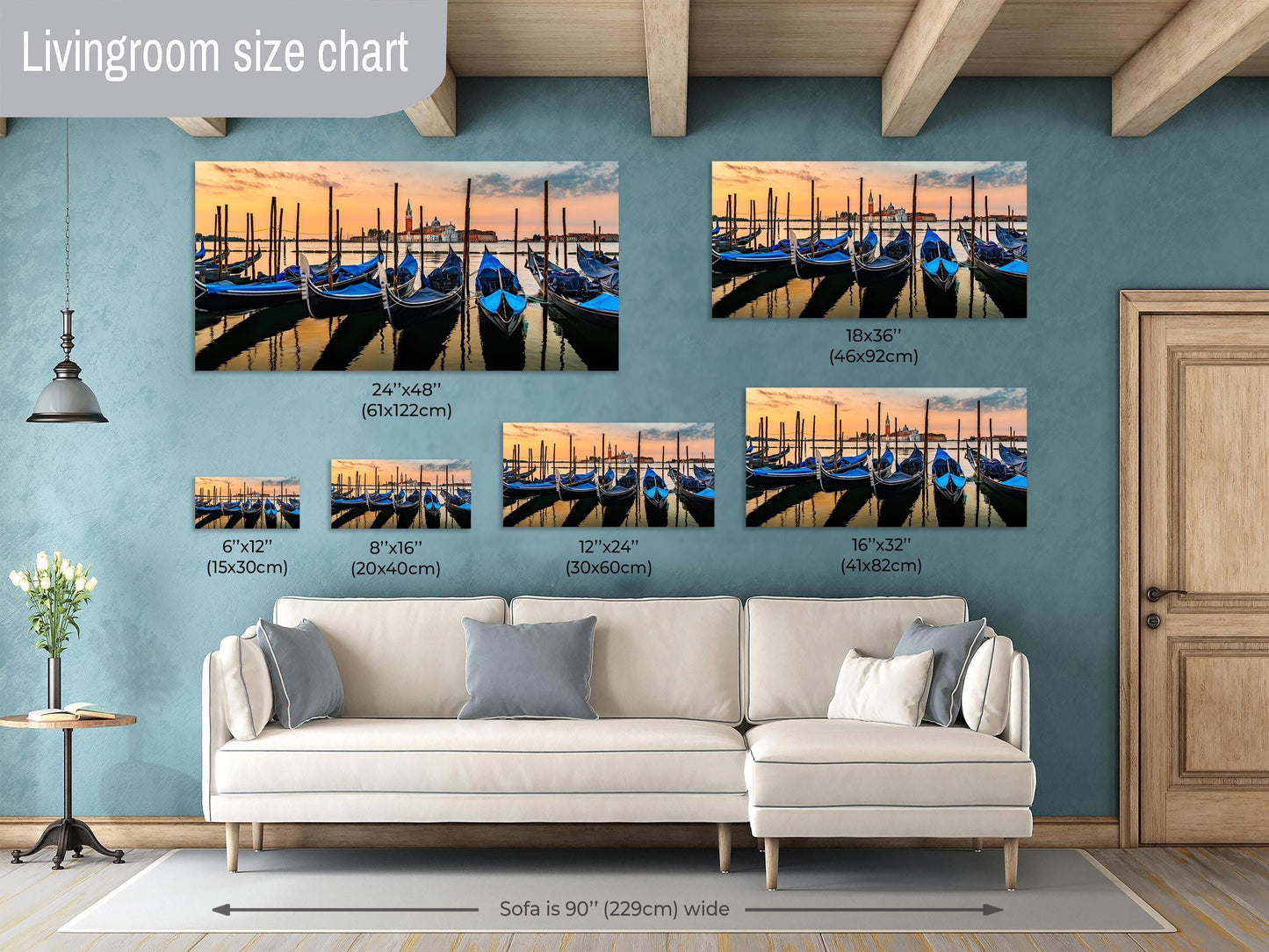 Venice Italy Sunrise Wall Art, Gift, San Giorgio Maggiore, Grand Canal, Italy Travel Art, Large Art Decor, Canvas, Metal, Acrylic